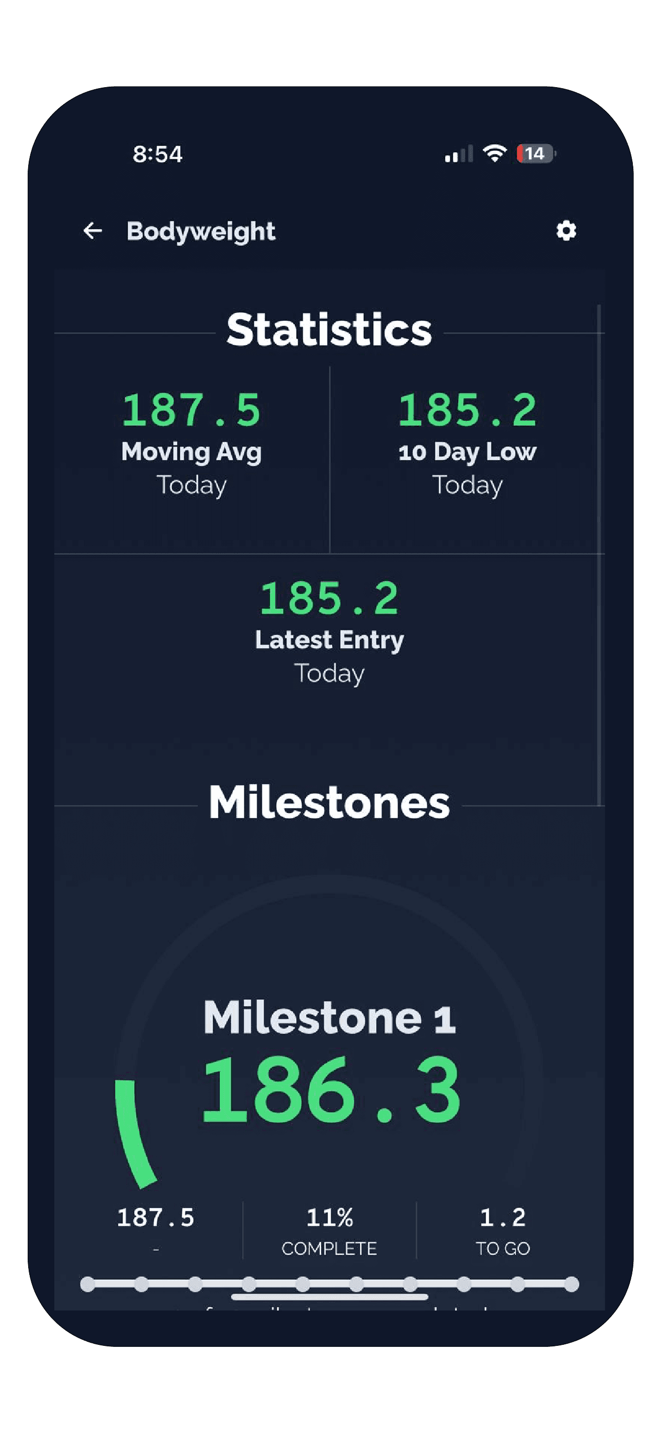 Tracked Training Mobile App